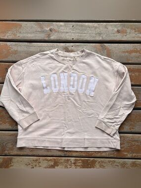 Scotch & Soda Cream Crewneck London Sweater - Size XL